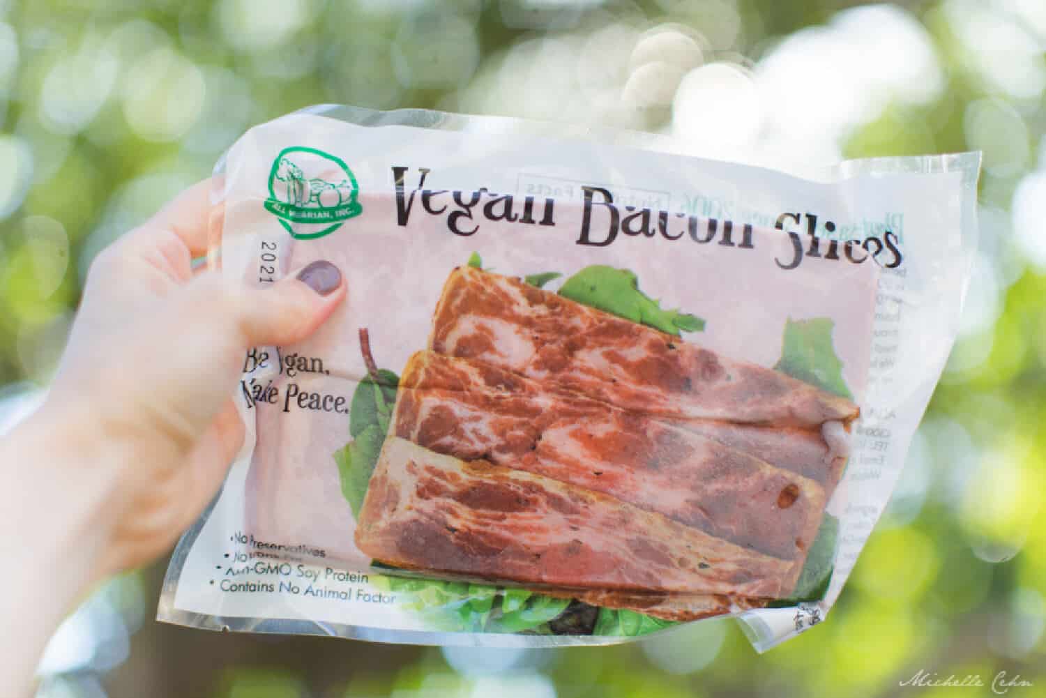 all vegetarian inc bacon slices