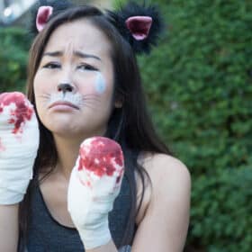 declawed cat animal rights halloween costume idea