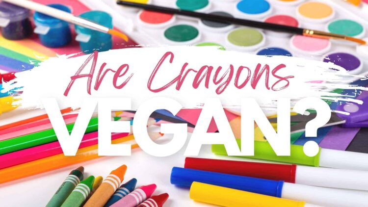 are crayola crayons vegan art supplies graphic