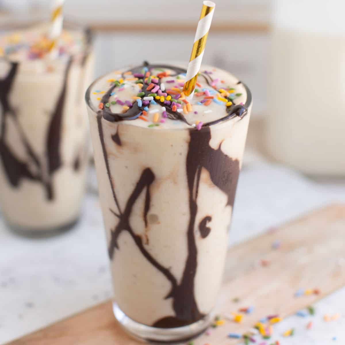 Banana Milkshake—Thick & Creamy!