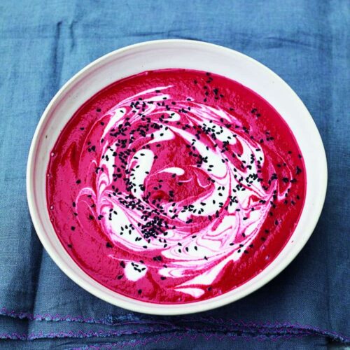 Indian Inspired Beet and Ginger Soup