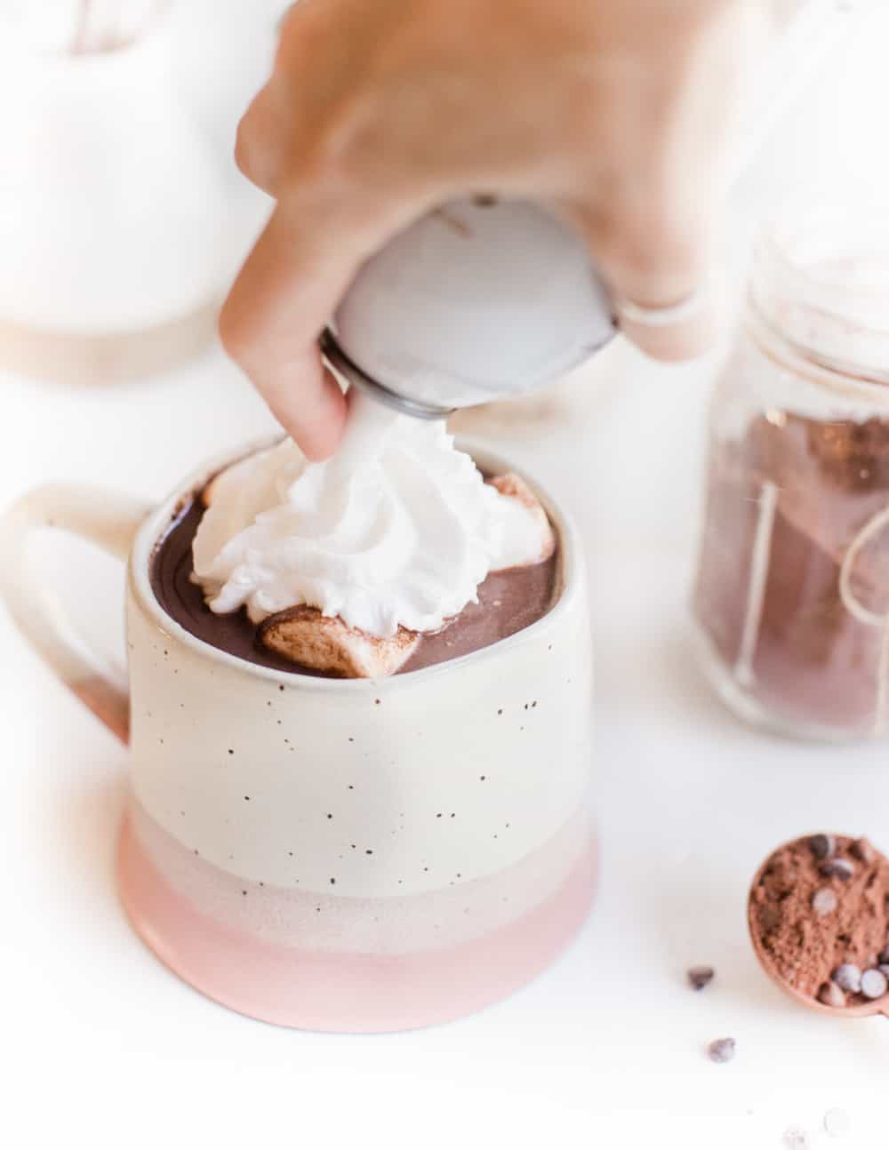 Best Homemade Vegan Hot Cocoa Recipe With Coconut Whipped Cream