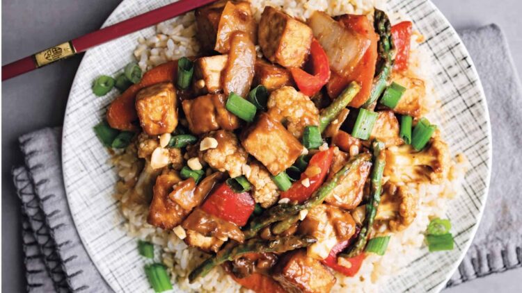 Vegan Peanut & Tofu Stir Fry Recipe