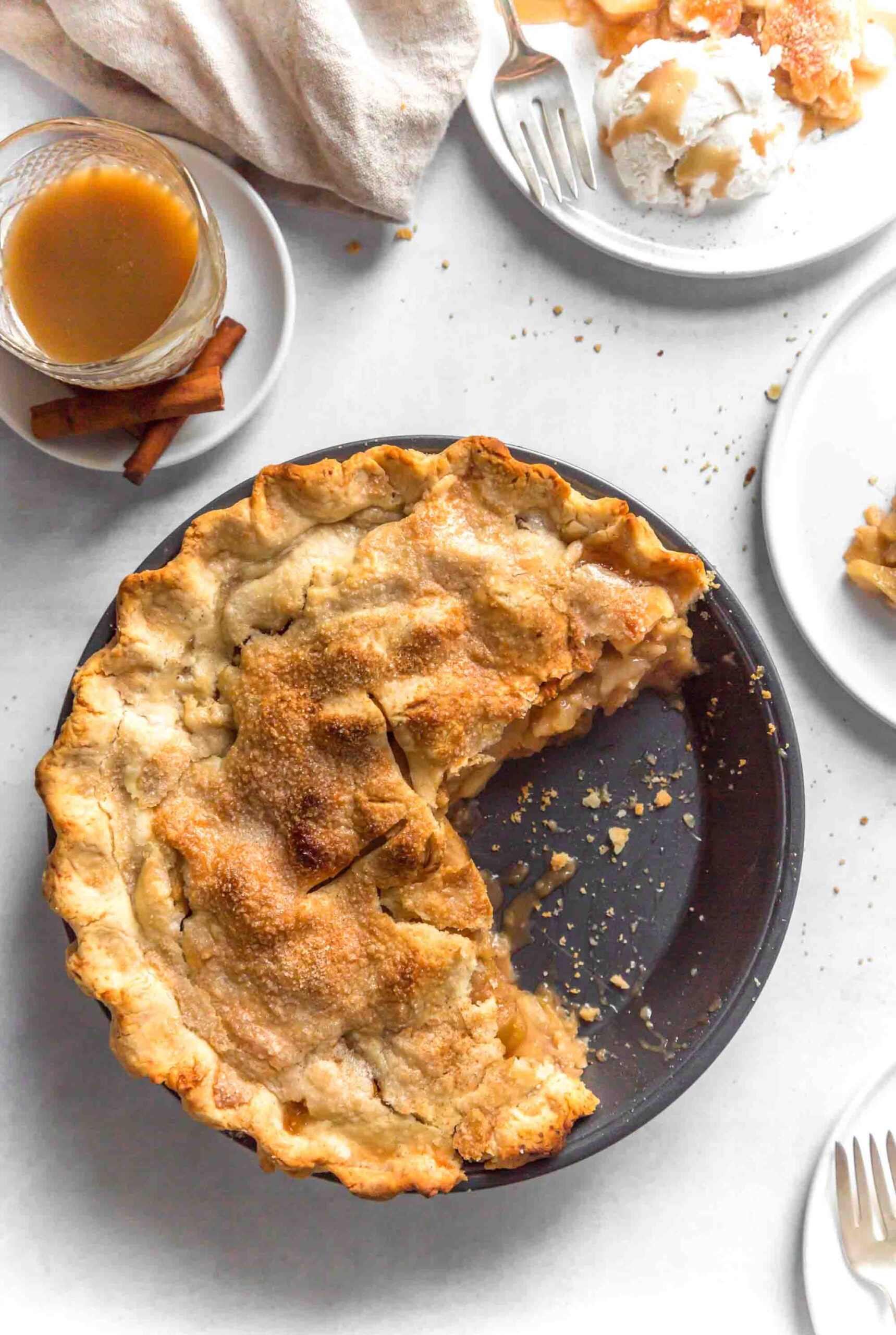 Homemade Vegan Apple Pie Recipe Photo