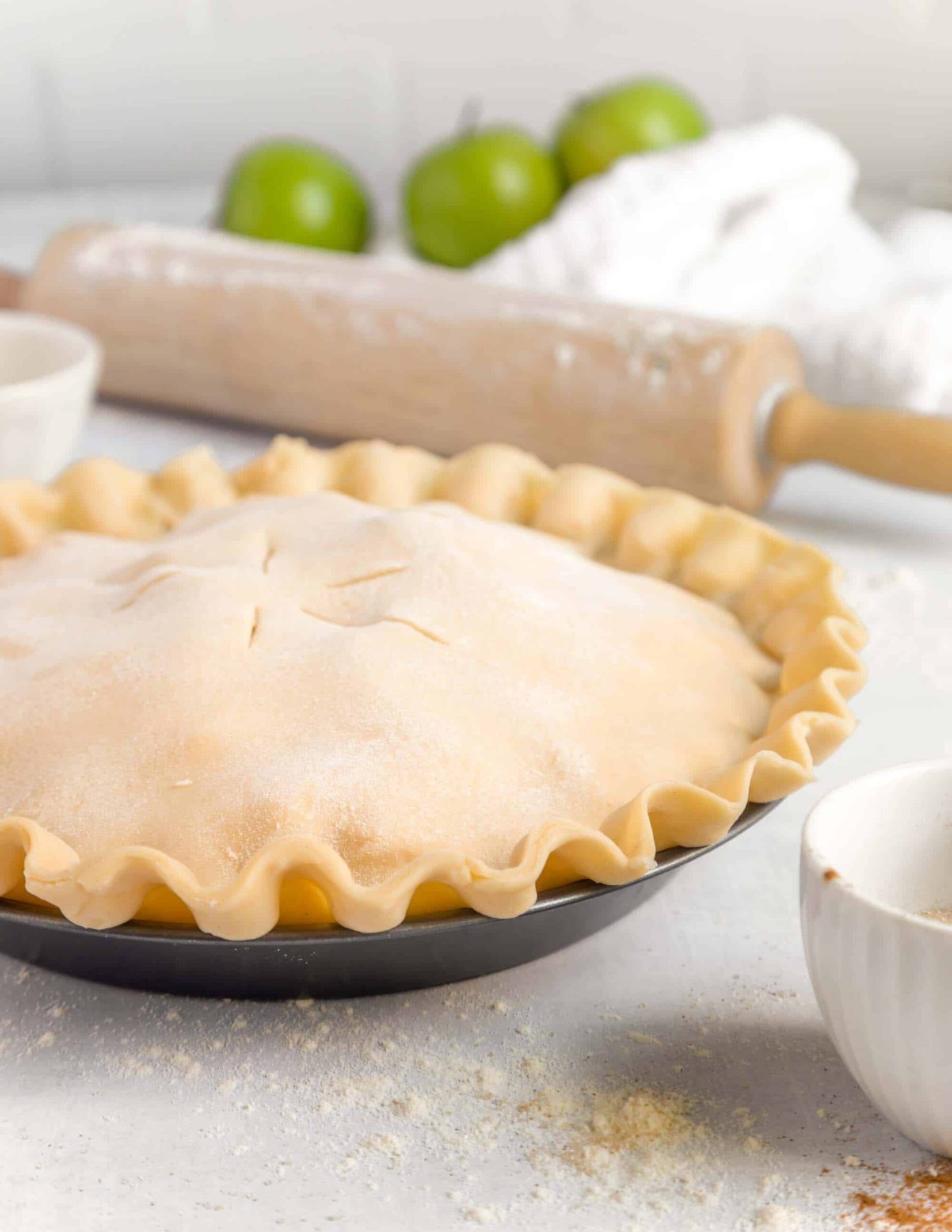 beautiful apple pie crust design
