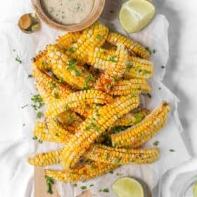 air fryer corn ribs