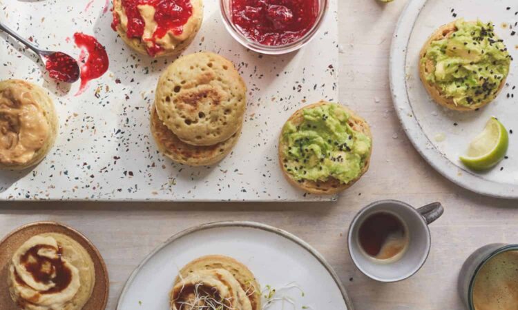 crumpets recipe vegan dairy free plant based