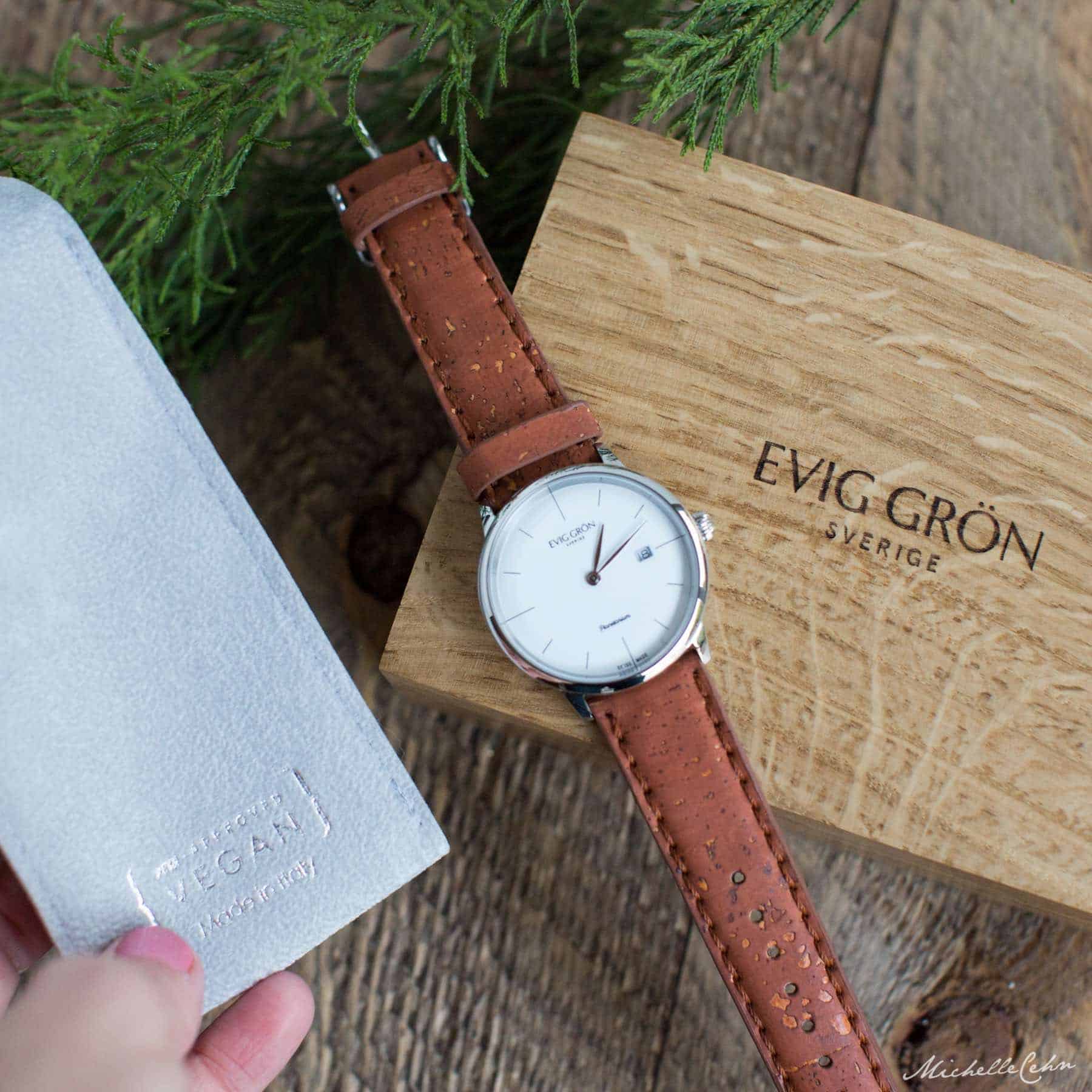 Vegan watch from Evig Gron.