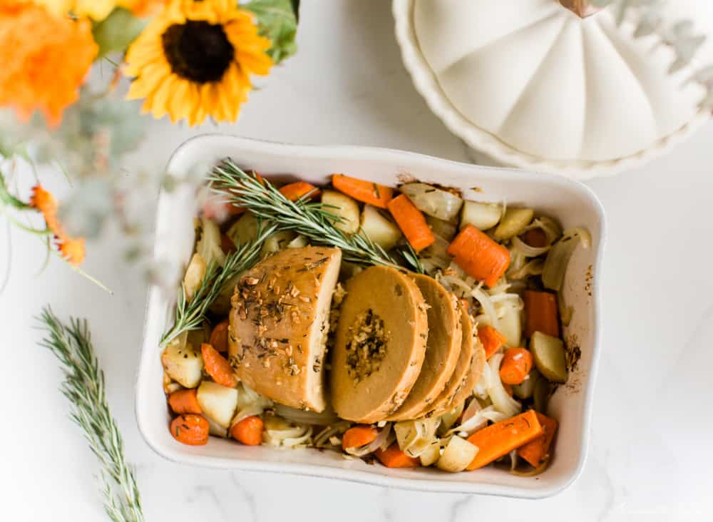 Vegan Thanksgiving Tofurky Roast