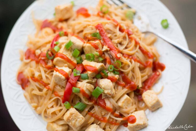 easy vegan pad thai recipe