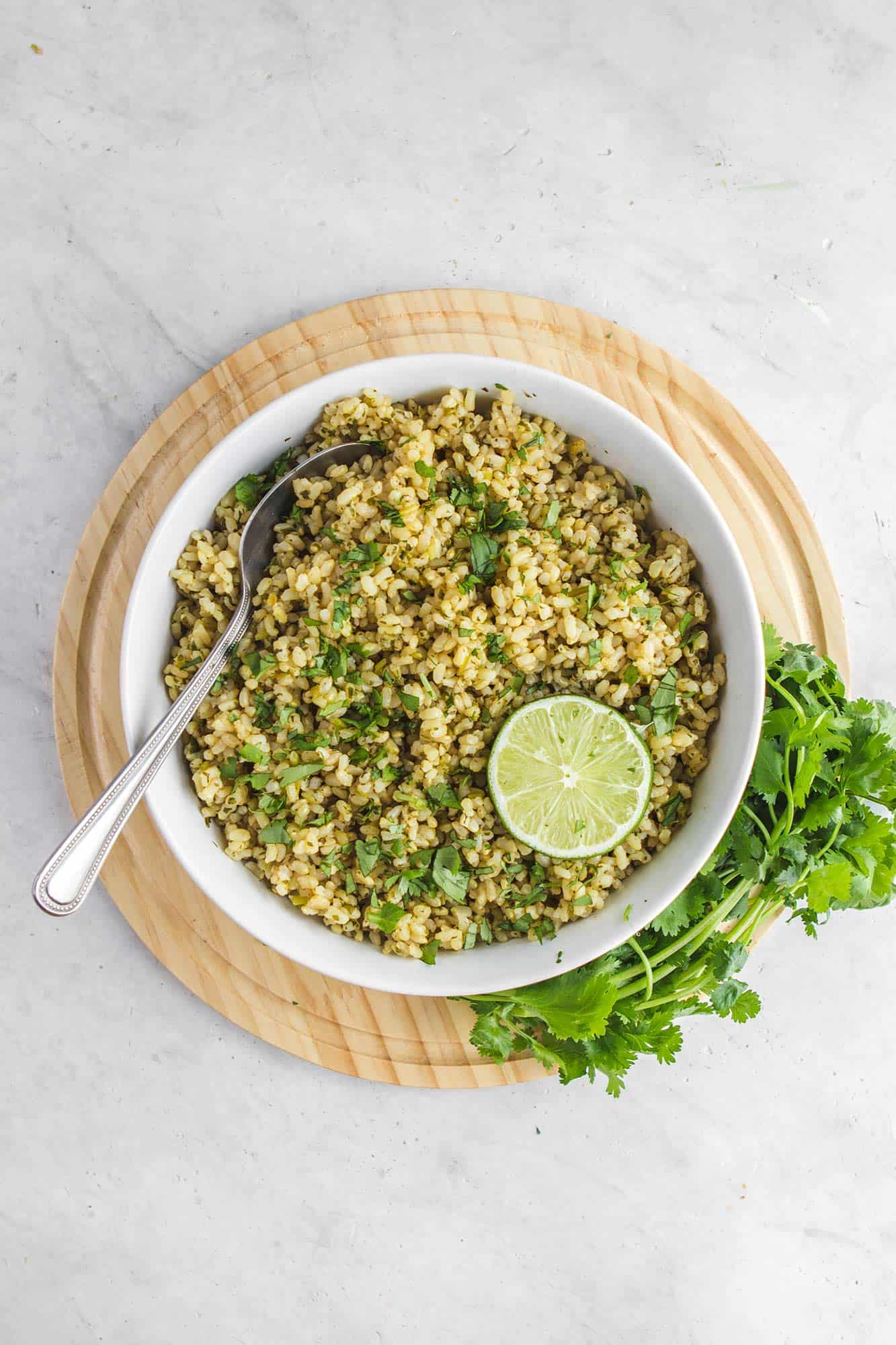 instant pot cilantro rice