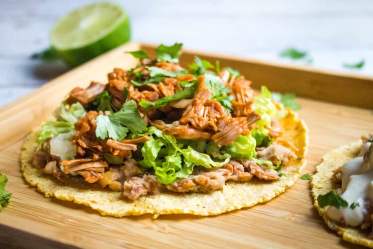 Jackfruit Tostadas | World of Vegan