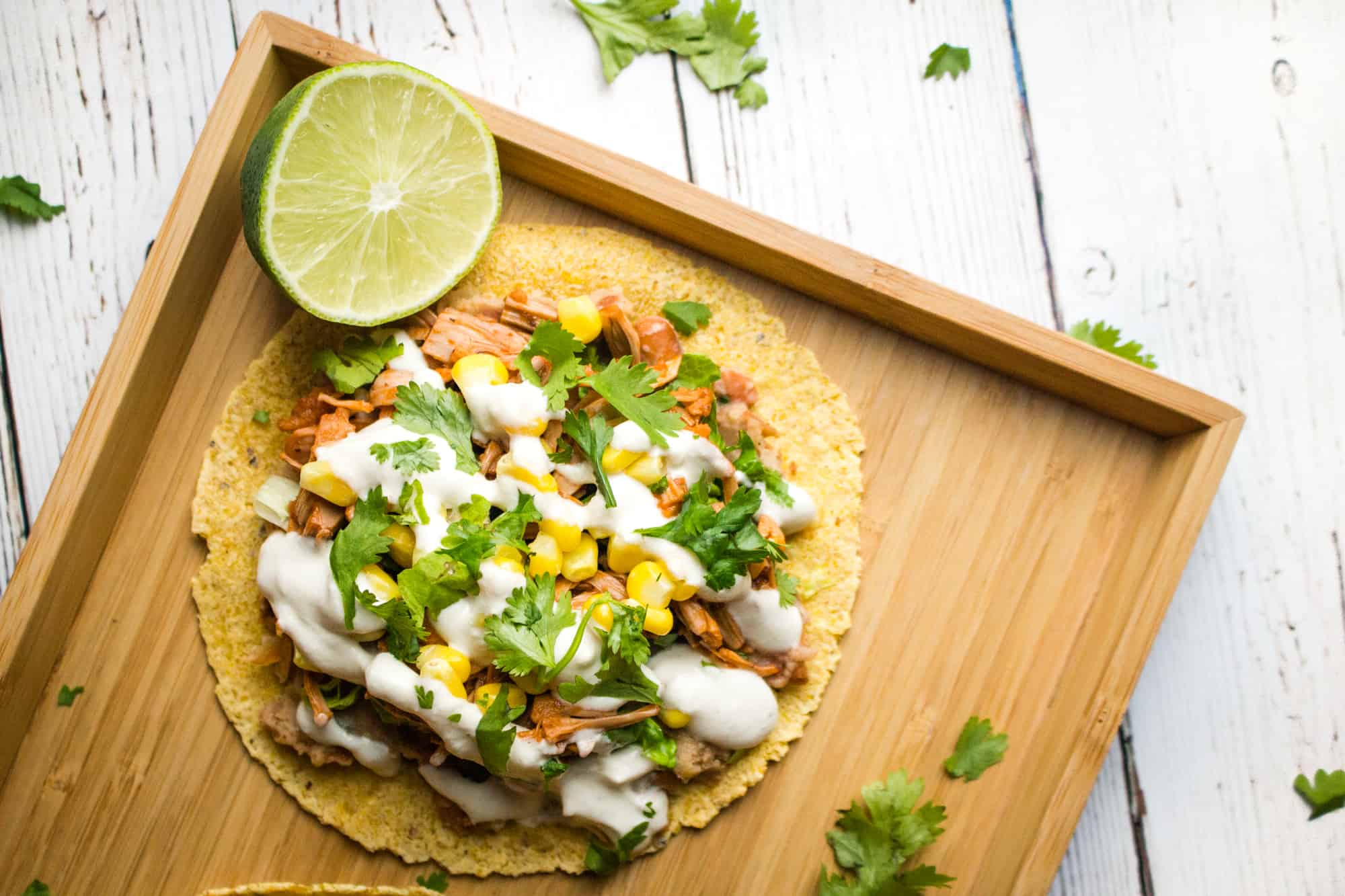 Jackfruit Tostadas | World of Vegan