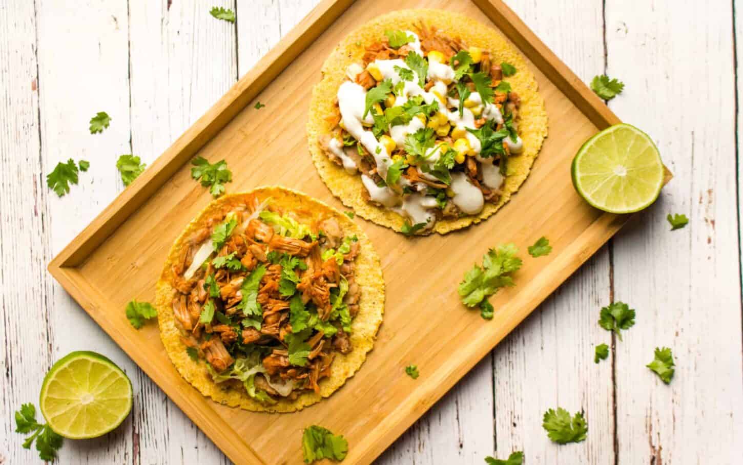 Jackfruit Tostadas | World of Vegan