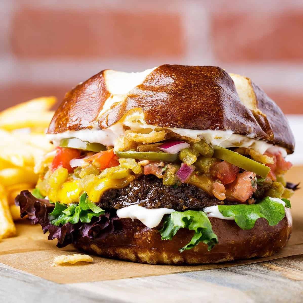 A vegan burger from Native Foods in Chicago.