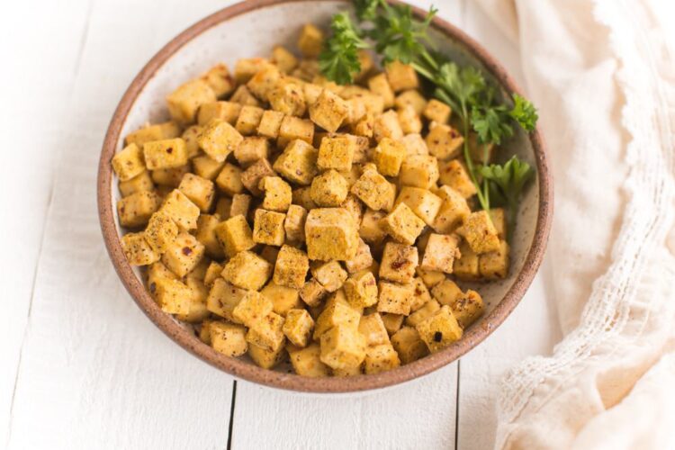 Air Fryer Tofu Cubes