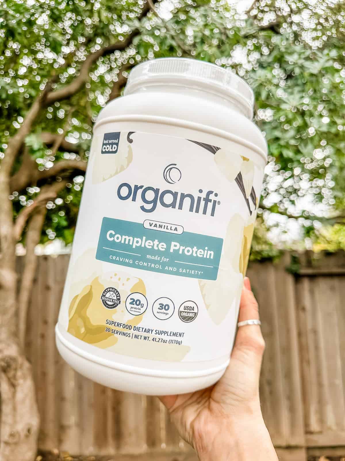 Organifi protein powder.