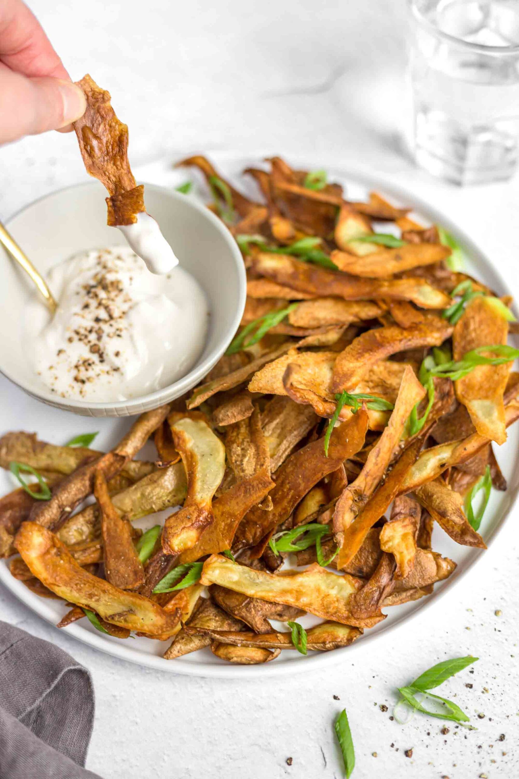 Plant Based Crispy Potato Skins Easy Zero Waste Recipe