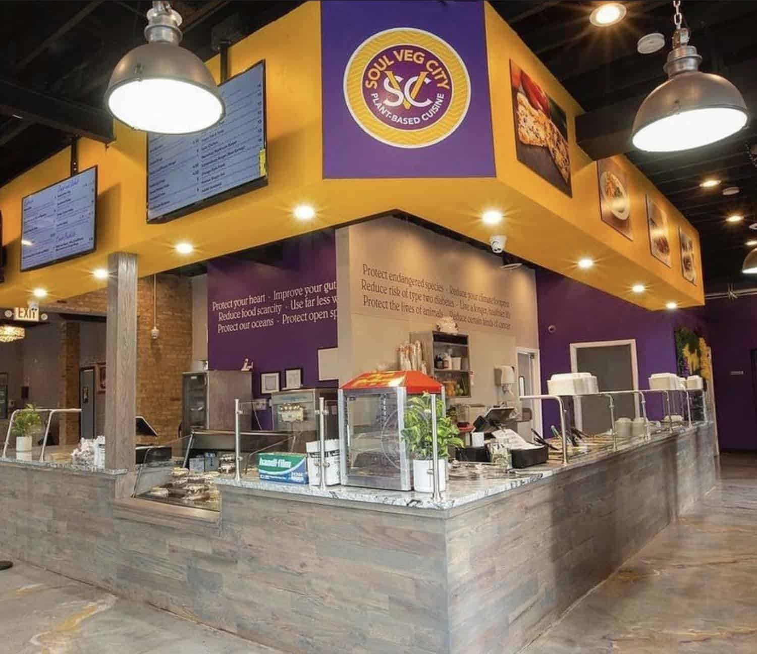 Soul Veg City Vegan Soul Food Restaurant in Chicago.