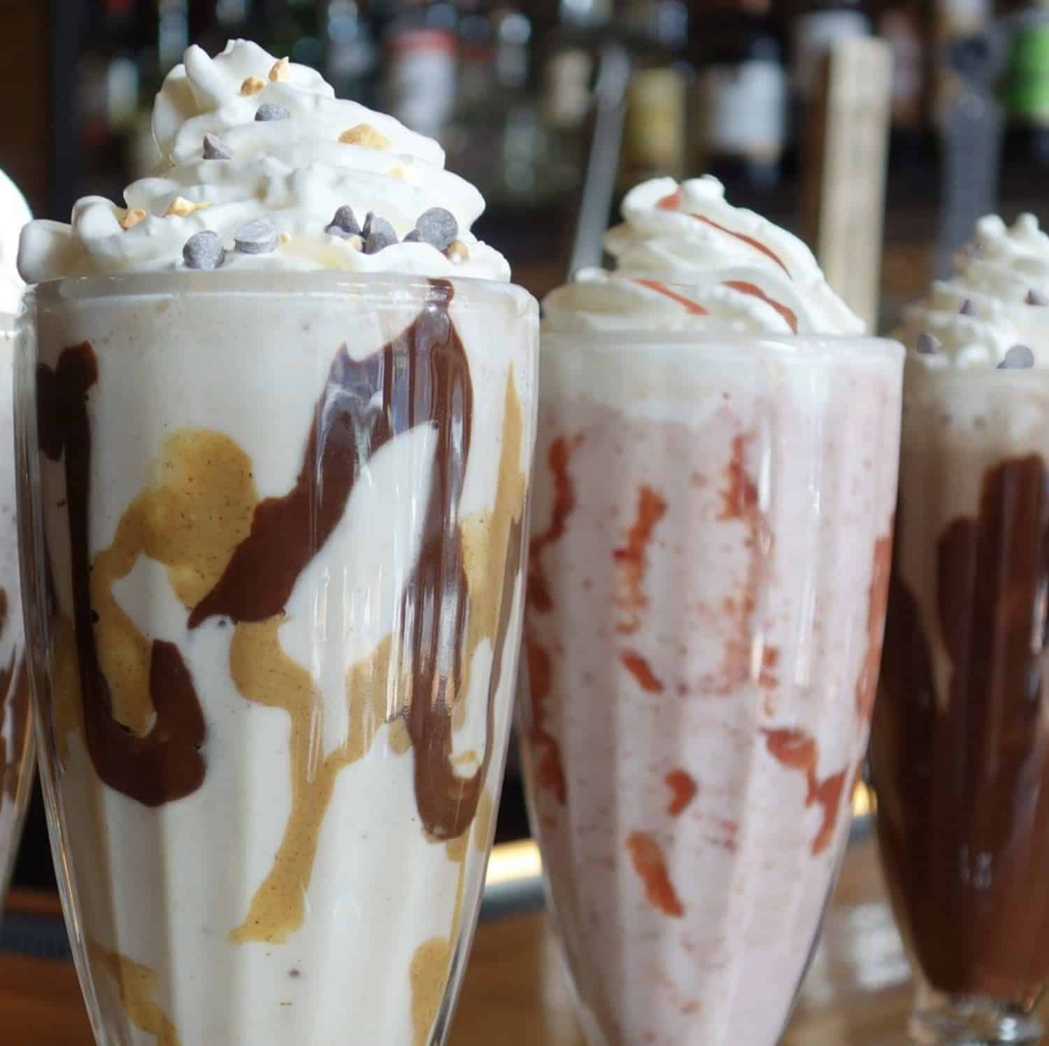 Vegan Milkshakes at The Chicago Diner.