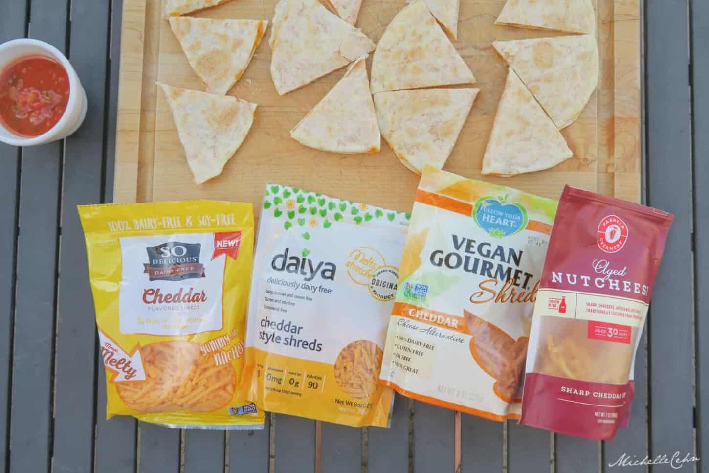 Vegan Cheddar Cheese Brands So Delicious Follow Your Heart Parmela and Daiya