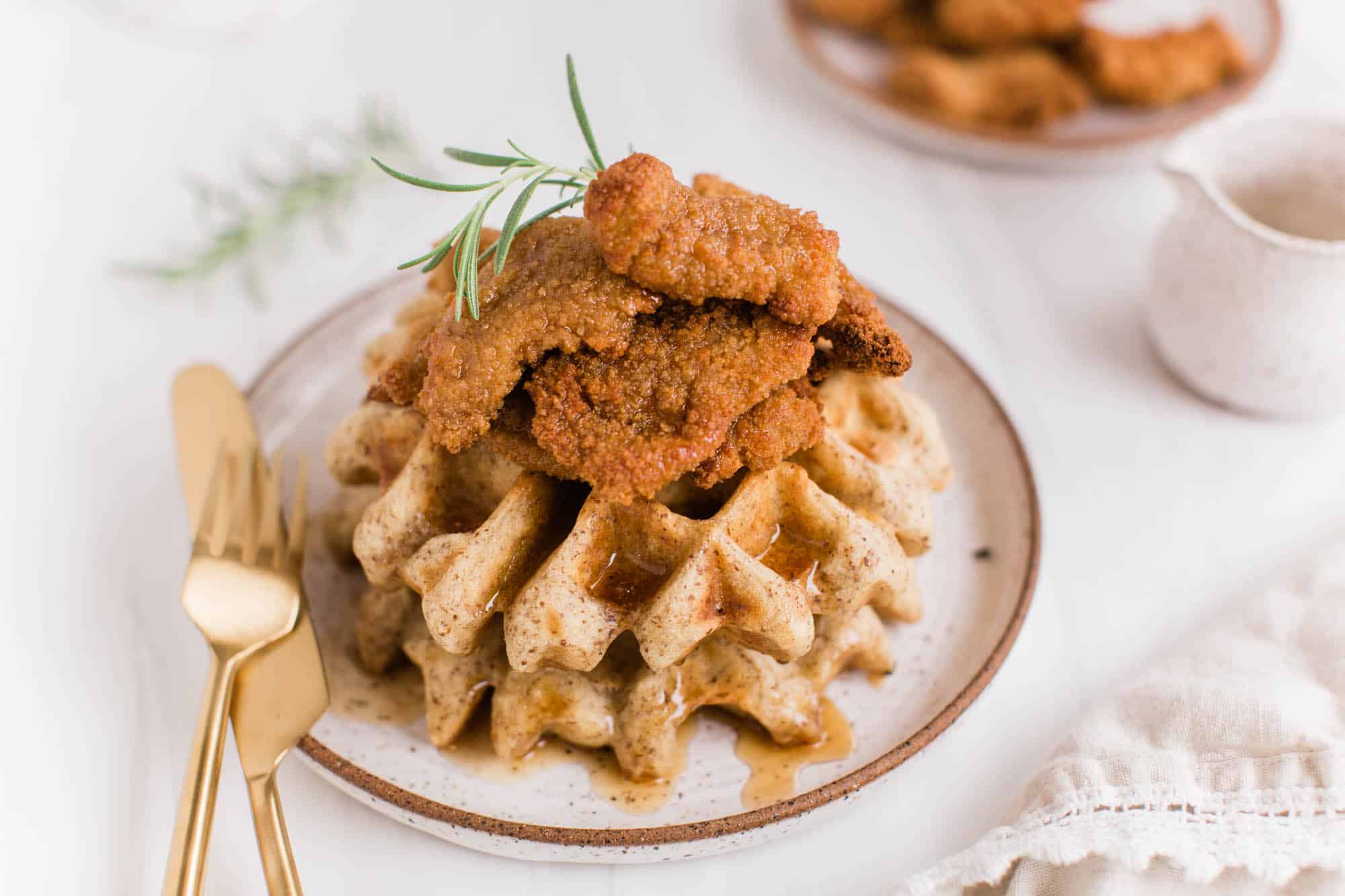 Vegan Chicken and Waffles Recipe