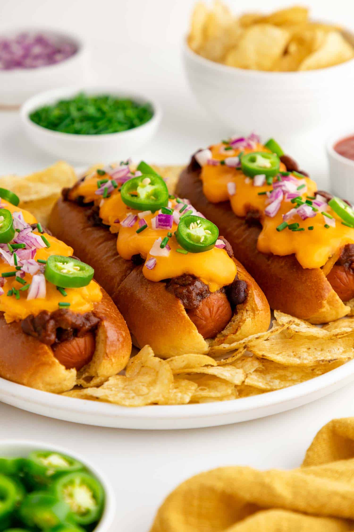 the best vegan chili cheese dogs with plant based cheese