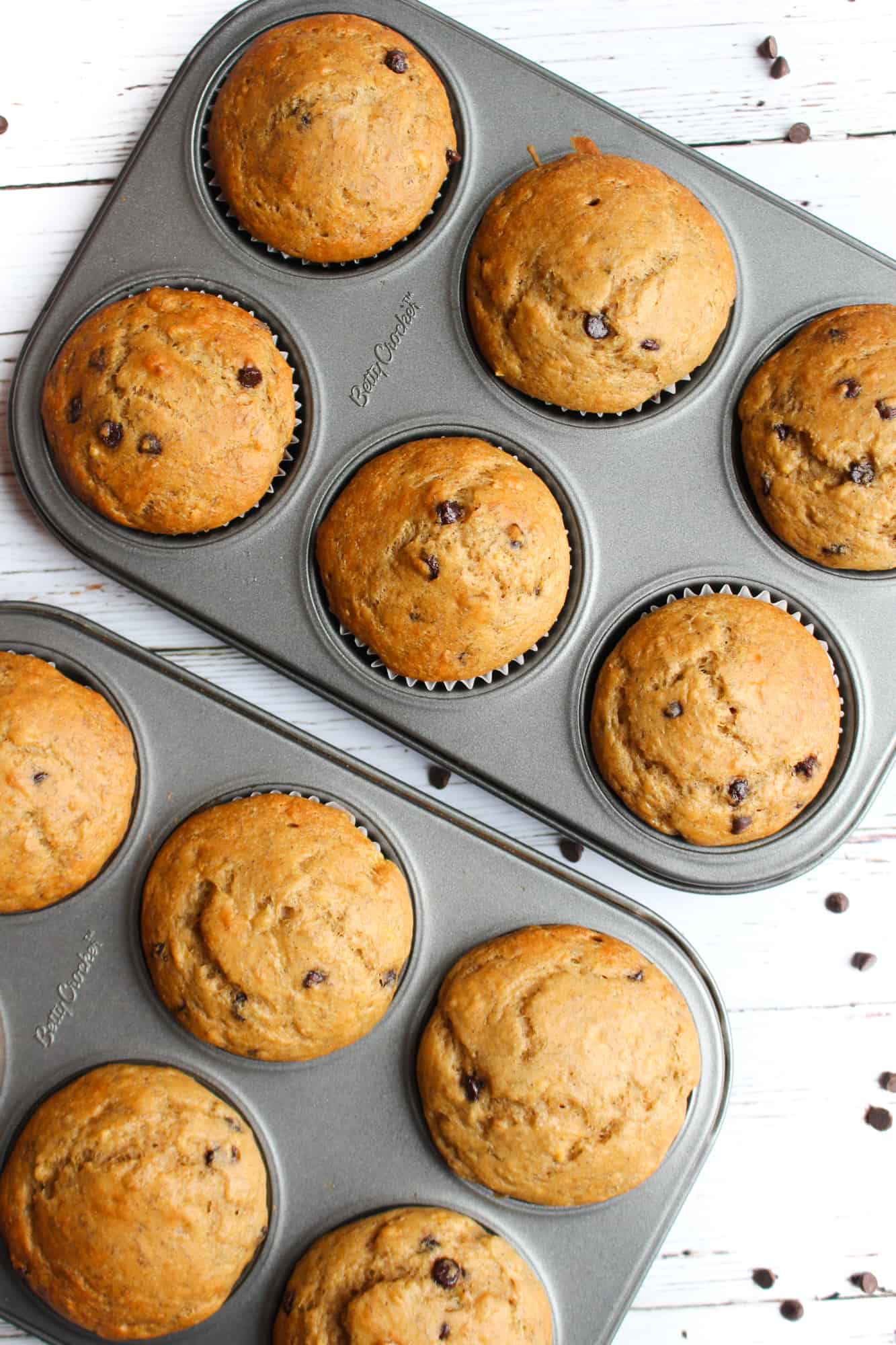 Vegan Chocolate Chip Banana Muffins