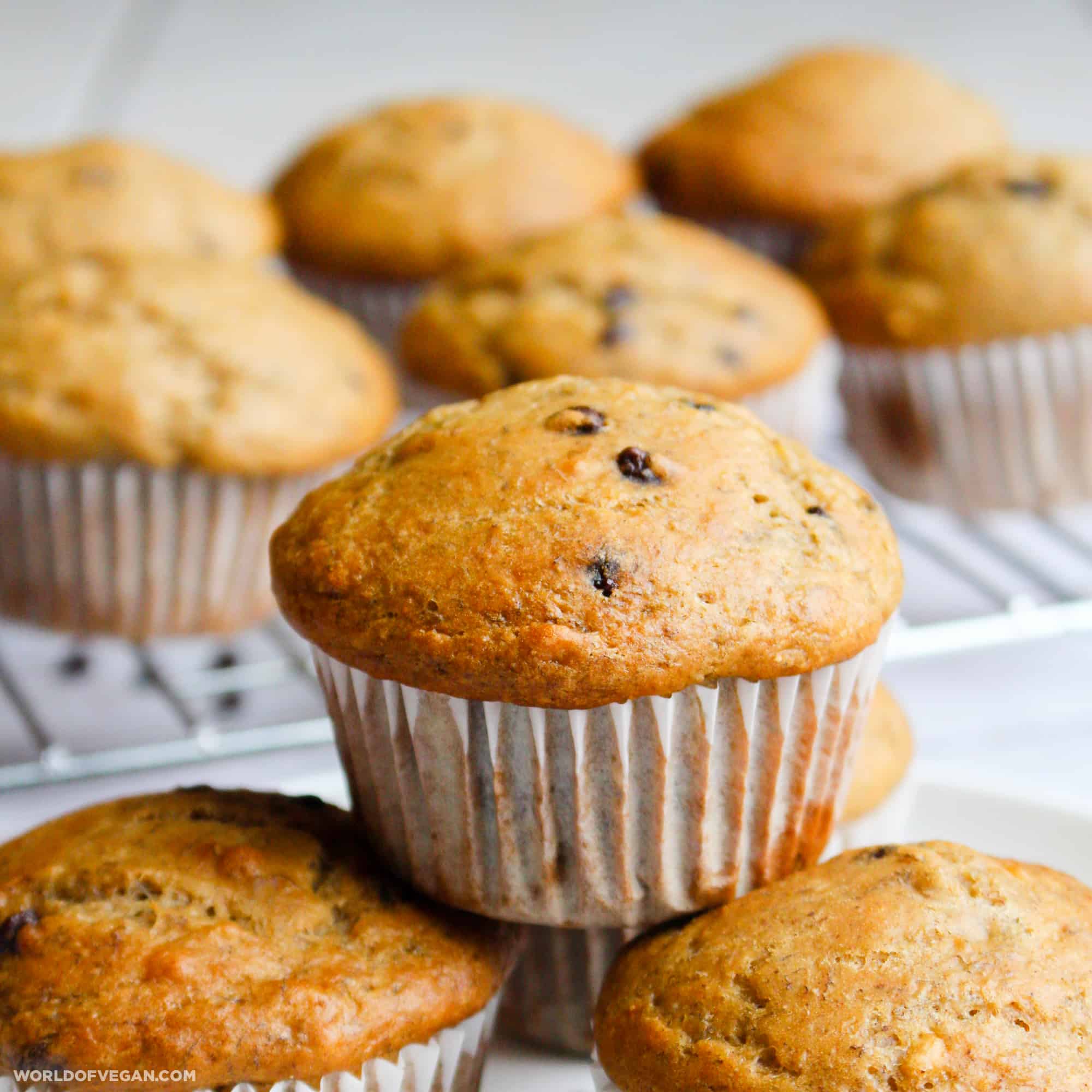 Vegan Chocolate Chip Muffins