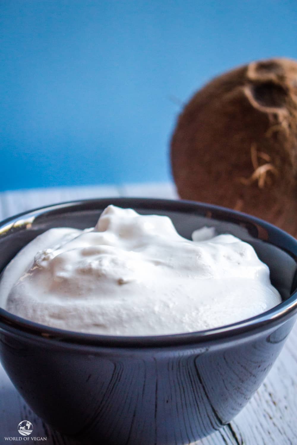 Coconut Whipped Cream in a bowl.