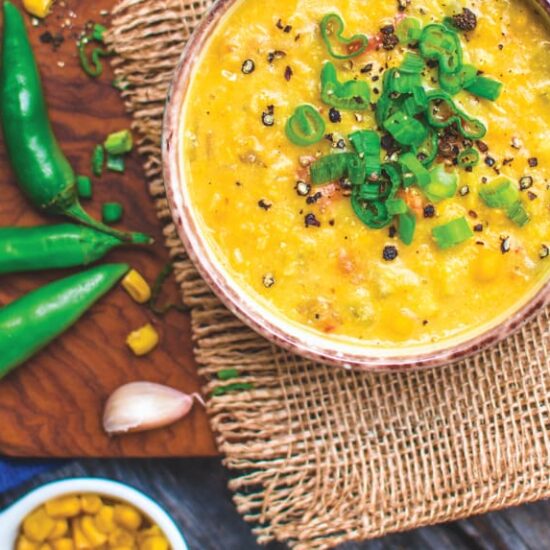 Creamy Vegan Corn Chowder