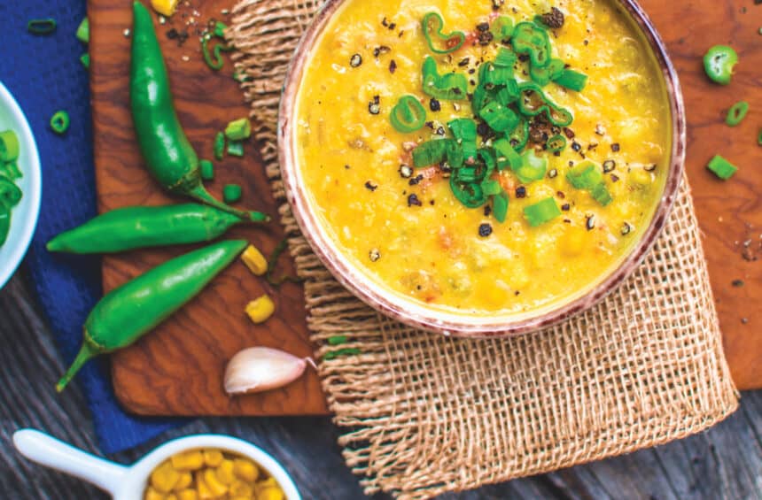 Creamy Vegan Corn Chowder