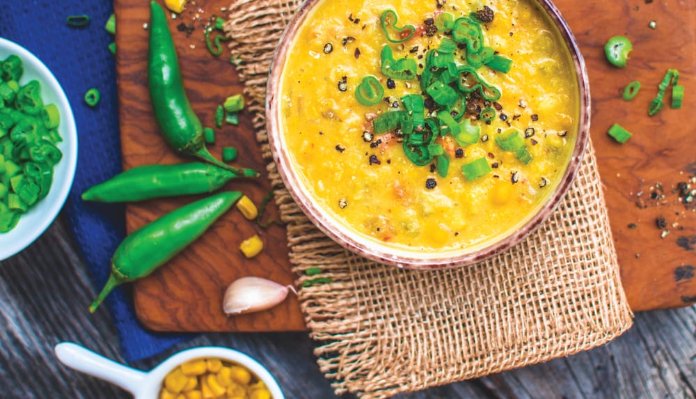 Creamy Vegan Corn Chowder