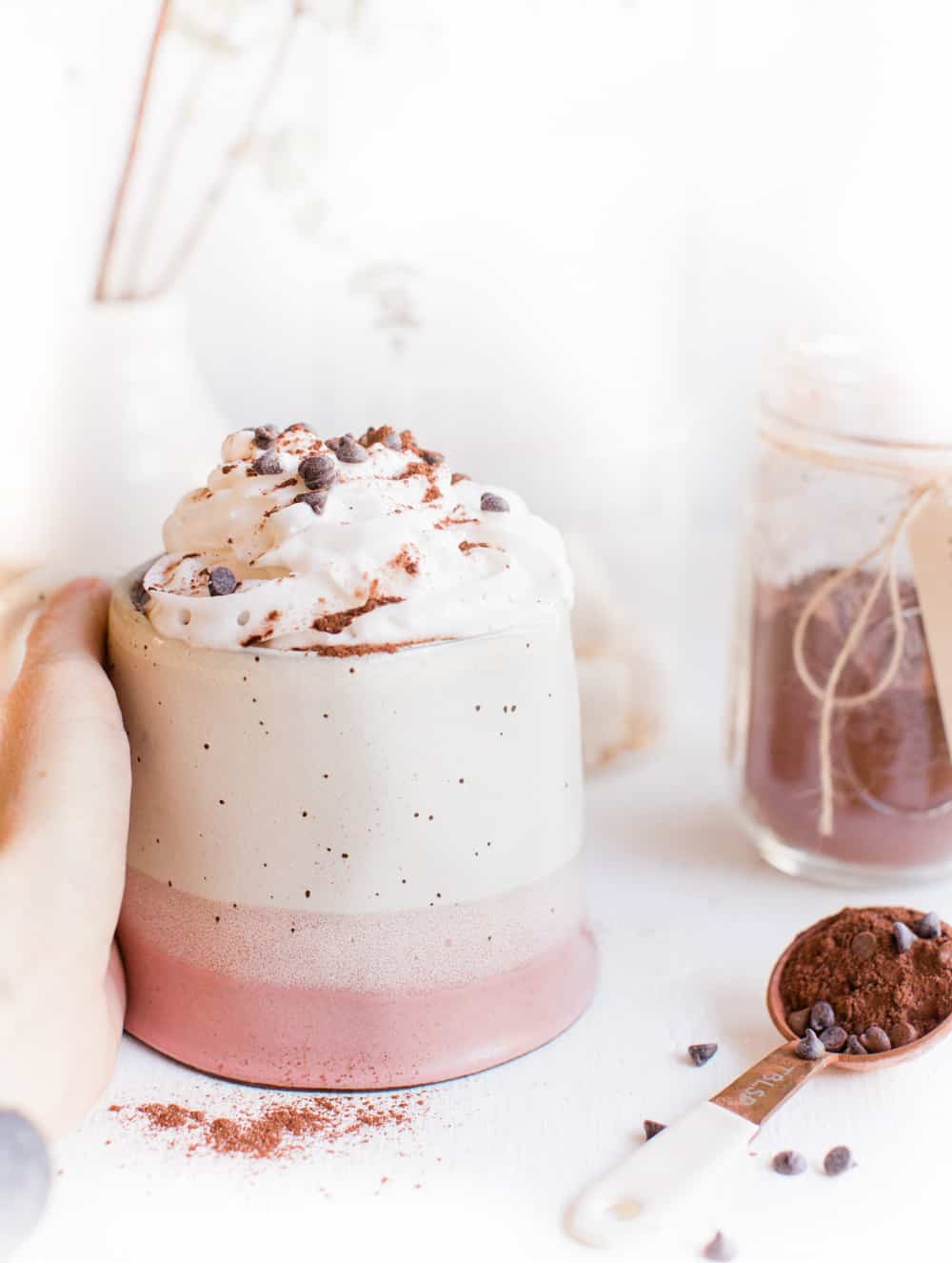 Vegan Hot Cocoa Recipe With Coconut Whipped Cream