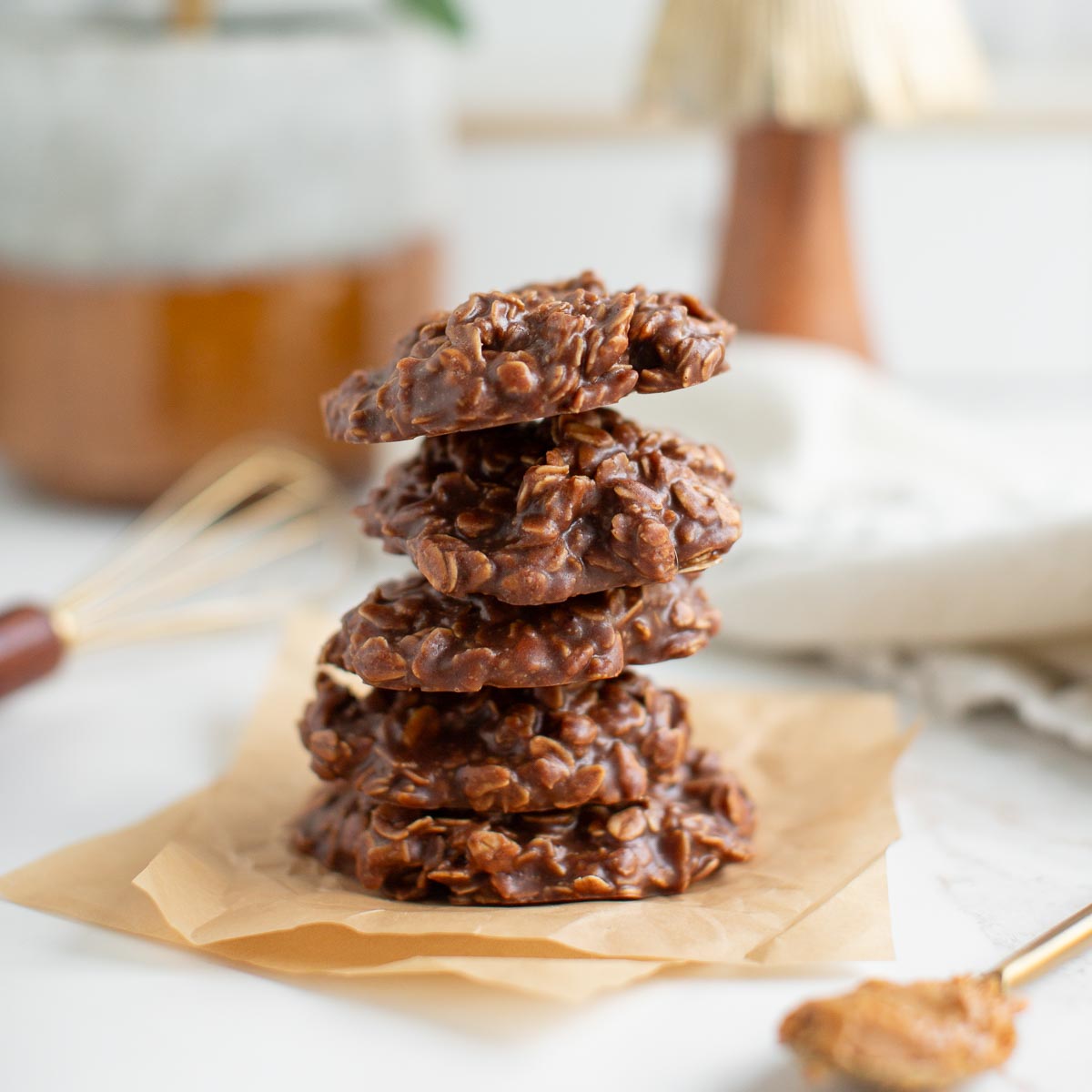 Vegan Chocolate No-Bake Cookies