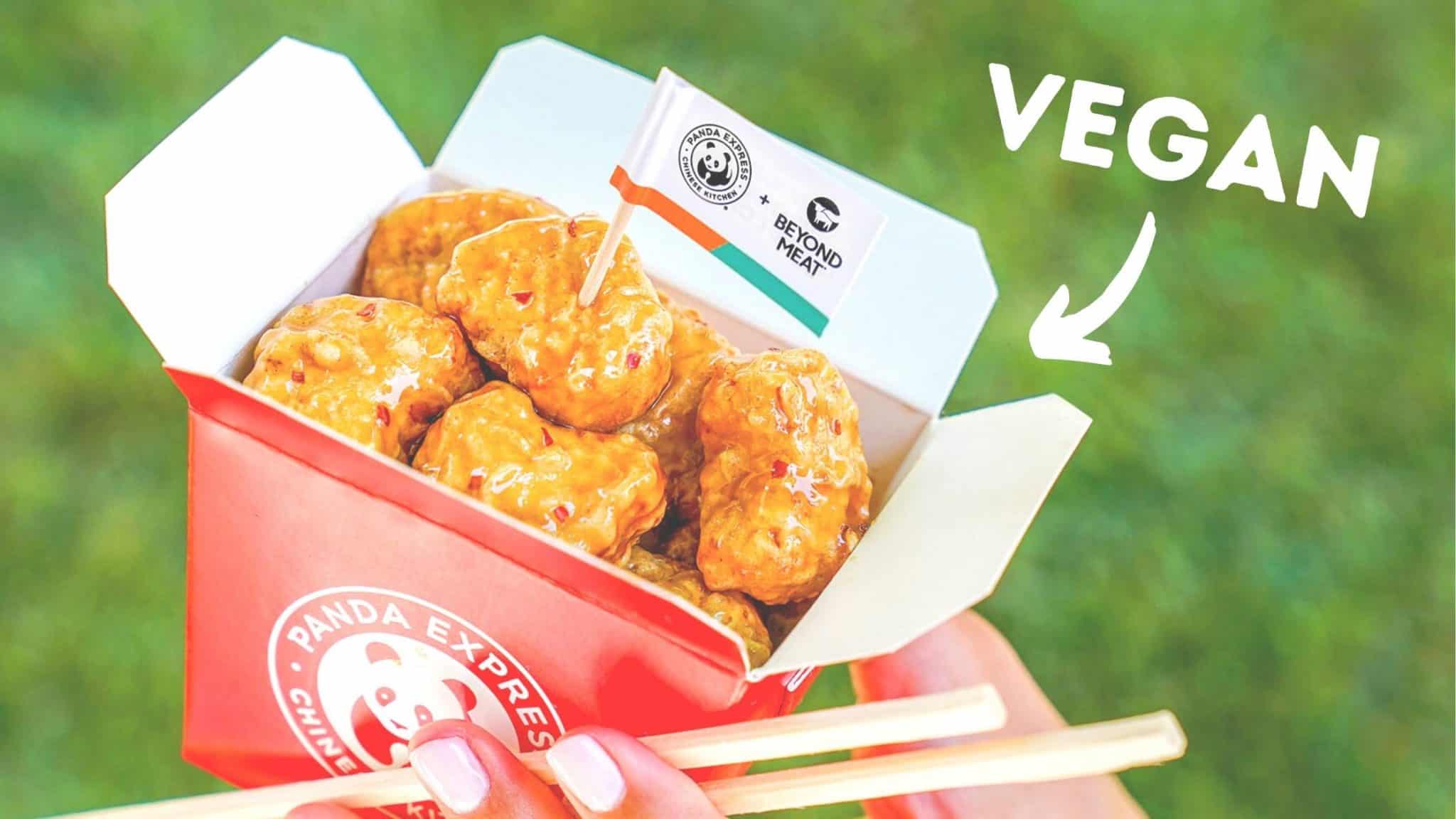 Vegan Orange Chicken at Panda Express Beyond Meat Photo