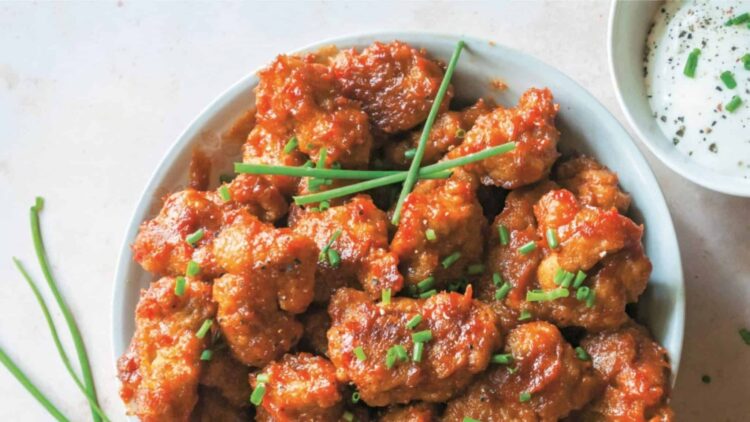 Vegan Buffalo Cauliflower Wings