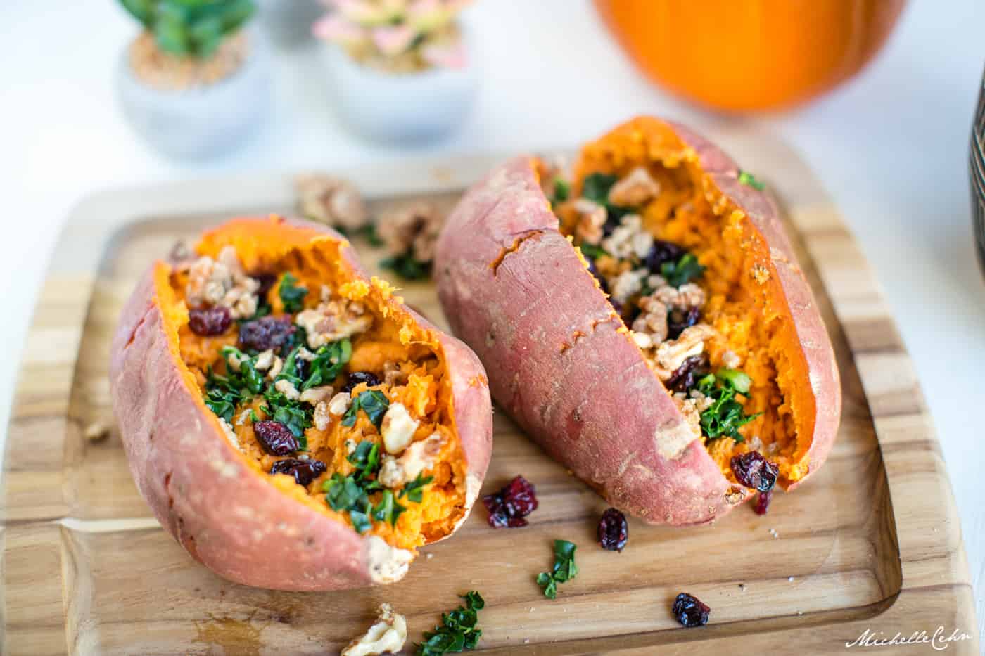 Vegan Stuffed Sweet Potato Recipe