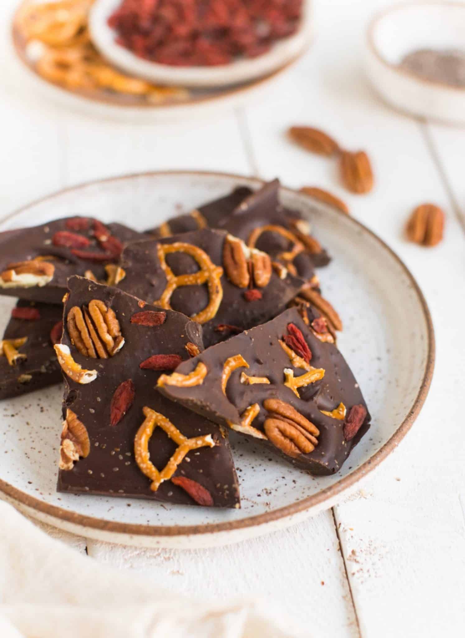 Vegan Superfood Chocolate Bark