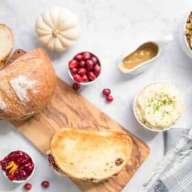 Vegan Thanksgiving Recipes Flatlay Photo