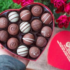 Vegan Valentines Day Chocolate Truffles from No Whey Foods