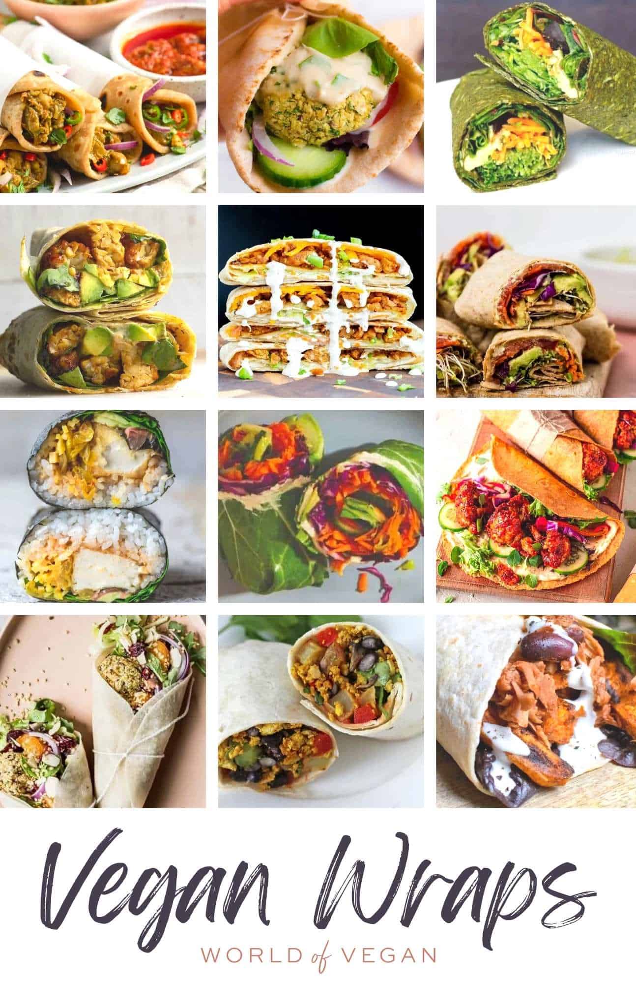 Vegan Wraps Recipes for Lunch