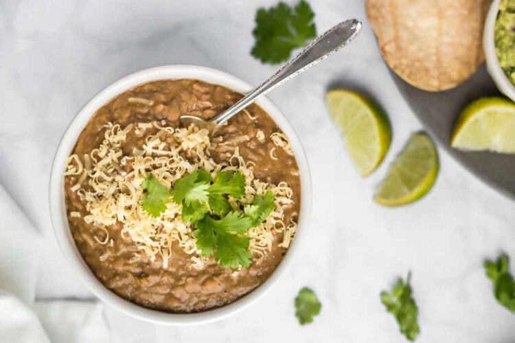 Vegan Refried Beans Recipe in the Instant Pot