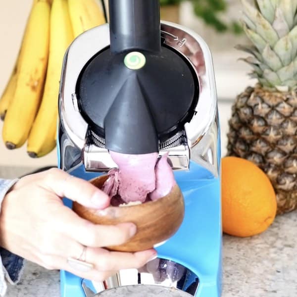 yonanas banana soft serve with fresh fruit